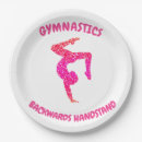Search for gymnastics party plates Birthday