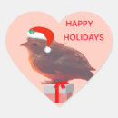 Recherche de oiseau de noël autocollants Amusant