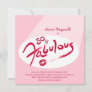 Search for pink lipstick invitations Girly