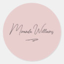 Search for beautiful name stickers Modern