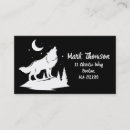 Search for wolf business cards Outdoors