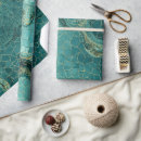 Search for sea wrapping paper Gold glitter
