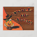 Search for cartoon halloween postcards Trick or treat
