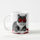Search for cat wearing glasses mugs Funny