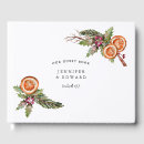 Search for christmas wedding guest books Rustic