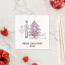 Search for pastel christmas napkins Nutcracker ballet