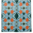 Search for orange and teal shower curtains Chic