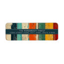 Search for striped background return address labels Colourful