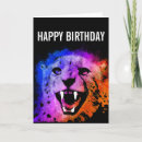 Search for cheetah birthday cards Big cat