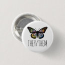Recherche de papillon badges Aquarelle