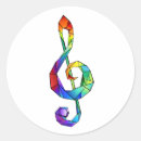Search for musical key stickers Treble clef