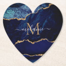 Search for blue agate coasters Gold