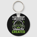 Search for geek fantasy round keychains Nerd