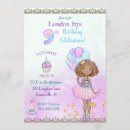 Search for girls 9th birthday invitations Purple