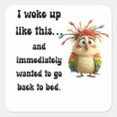 Search for feathered friends stickers Cartoon bird