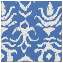 Search for blue damask fabric White