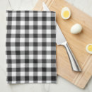 Search for black white checkered pattern tea towels Lumberjack