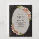 Search for high tea bridal shower invitations Elegant