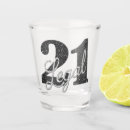 Search for birthday shot glasses Twenty one