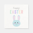 Search for happy easter napkins Pastel colours