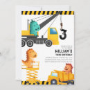 Search for construction truck birthday invitations Backyard party