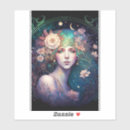 Search for moon flower stickers Fantasy