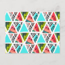 Recherche de motif palmier cartes postales Géométrique