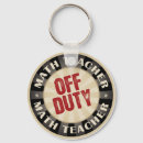 Search for math teacher keychains Design