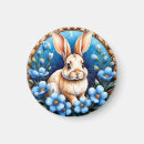 Recherche de lapin bleu magnets Nature