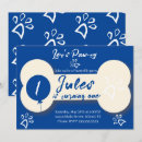 Search for dog bone invitations Cute