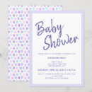 Recherche de purple baby shower invitations Neutre genre