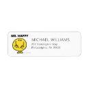 Search for cartoon face return address labels Smile