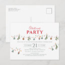 Search for minimalist christmas invitations Watercolor