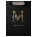 Search for gold clipboards Black and gold