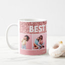 Search for pink glitter mugs Typography