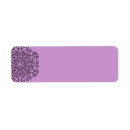 Search for mandala return address labels Lavender