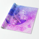 Recherche de feuillage papier cadeau Vintage