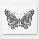 Recherche de dessin main tapis souris Blanc