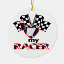 Search for race car ornaments Chequered flags