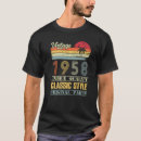 Search for born in 1958 tshirts Vintage