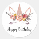 Search for happy birthday flowers stickers Girl