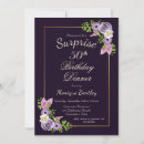 Search for dinner 50th birthday invitations Floral