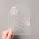 Search for snowflake baby girl shower invitations Pink