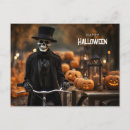 Search for pumpkin trick postcards Skull