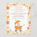 Search for pumpkin carriage invitations Baby