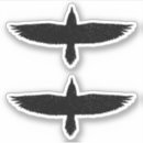 Search for flying raven stickers Bird