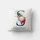 Search for letter s pillows Floral