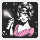 Search for retro hair stickers Woman