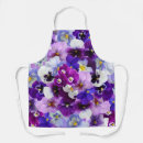 Search for pansies aprons White