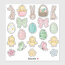 Recherche de poussin de pâques autocollants Pour enfants